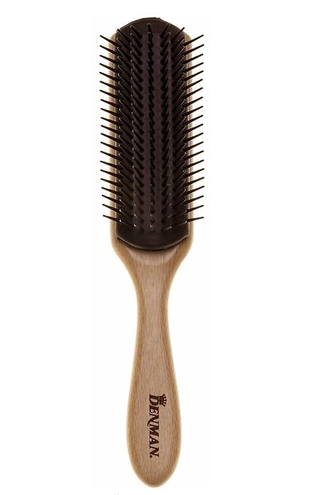DENMAN Curly Hair Brush D3 Wood image 0