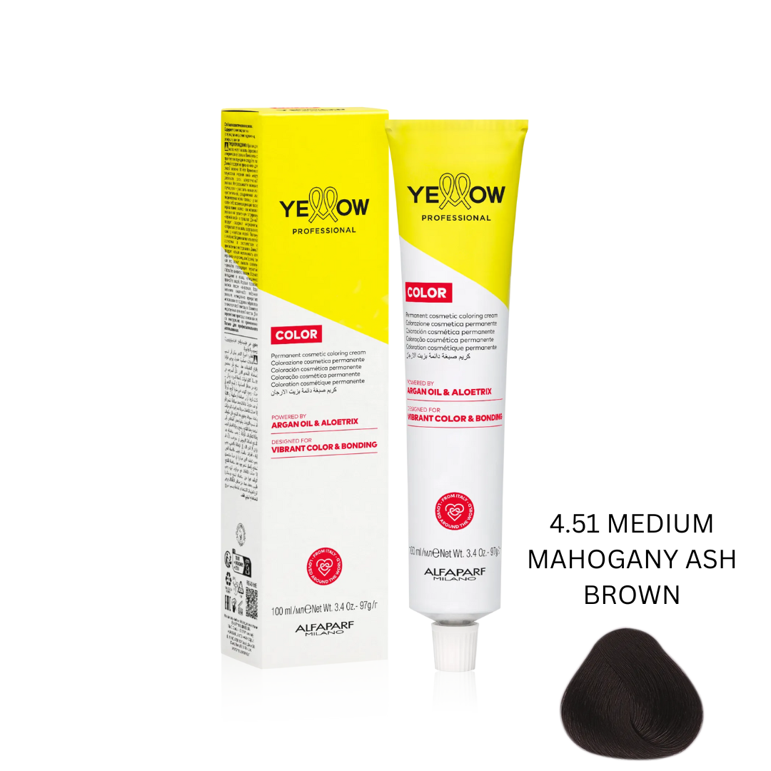 YELLOW MAHOGANY ASH SHADES (4.51-6.51) 100 ML