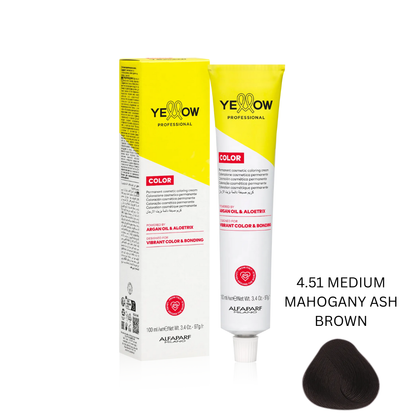 YELLOW MAHOGANY ASH SHADES (4.51-6.51) 100 ML