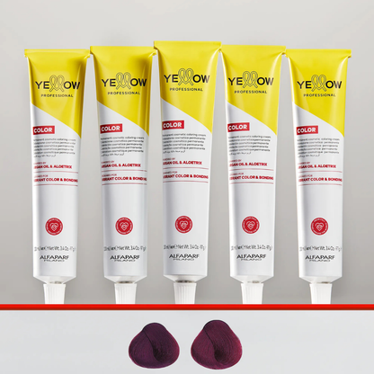 YELLOW PURPLE RED SHADES (5.26-6.26) 100 ML