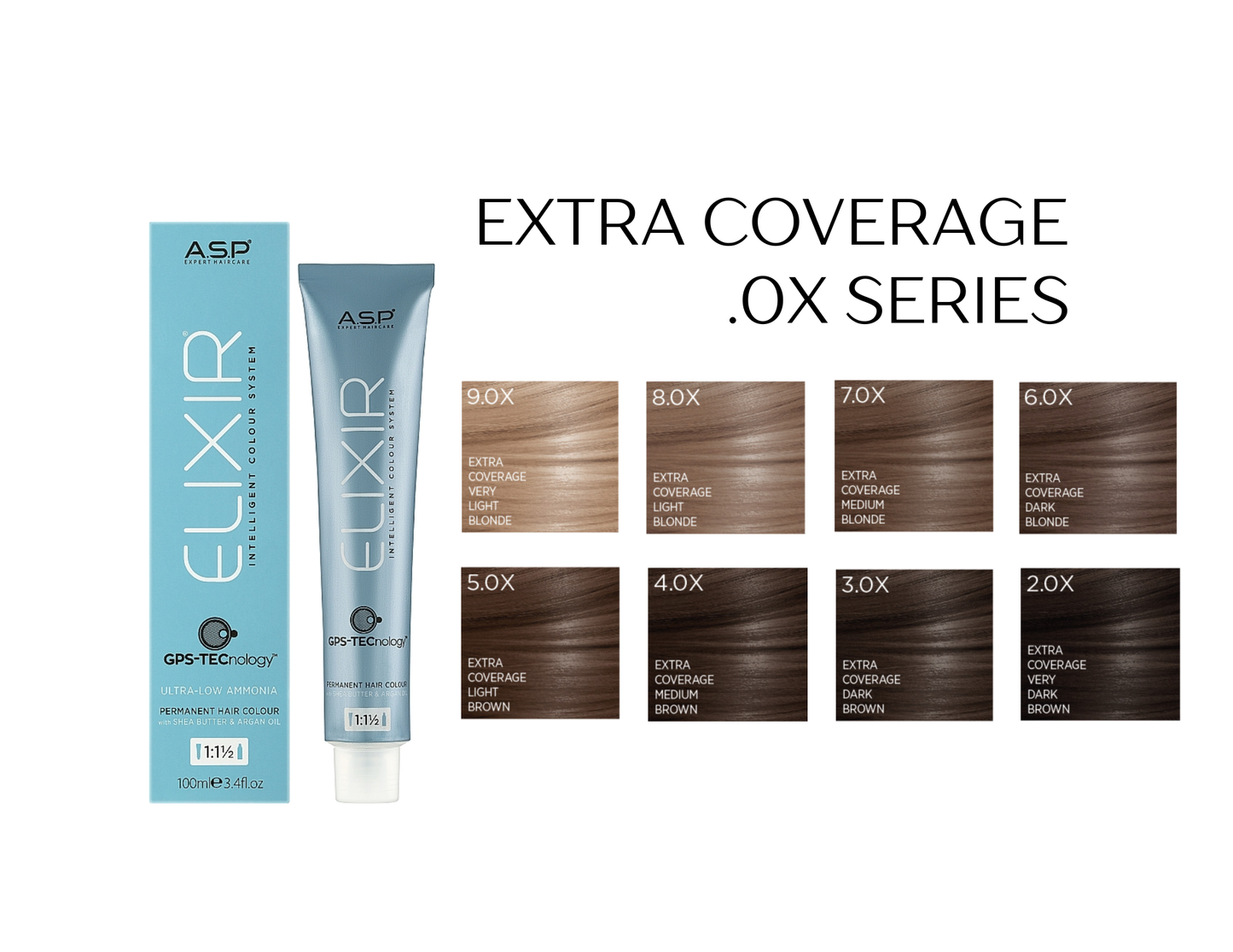 ASP INFINITI EXTRA GREY COVERAGE  SHADES 100ML 3.5OZ