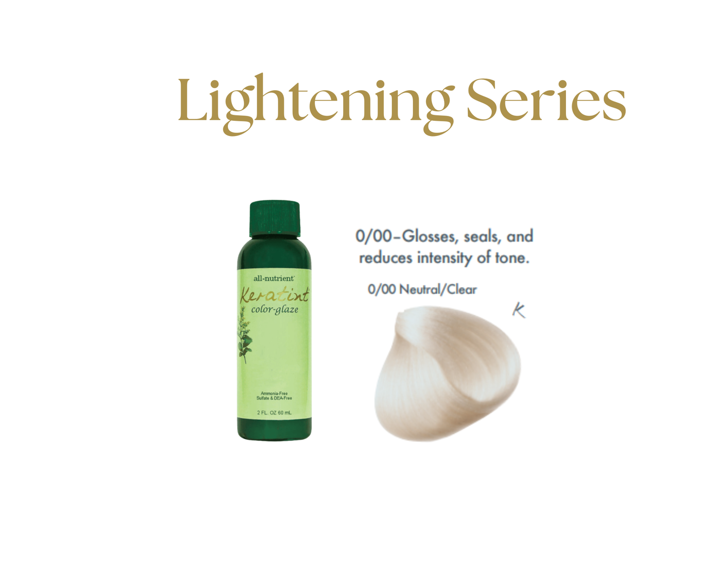 ALL-NUTRIENT KERATINT COLOR  GLAZE CLEAR