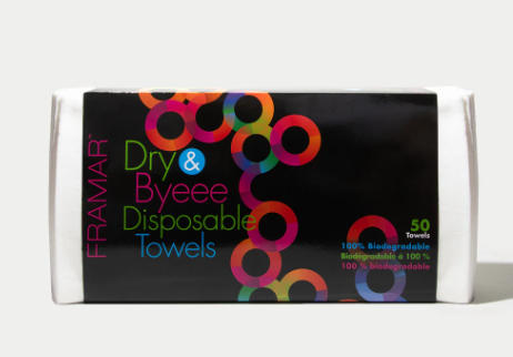 FRAMAR- Dry & Byeee Disposable Towels (50 Towels) image 0