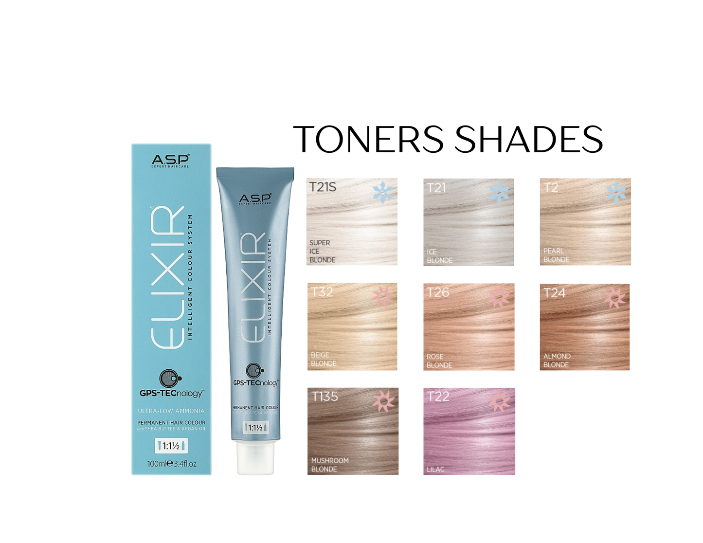 ASP INFINITI TONERS  SHADES 100ML 3.5OZ