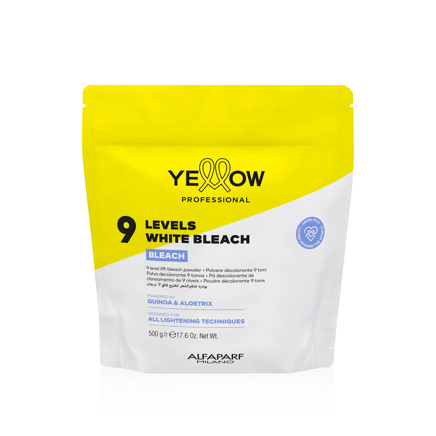 YELLOW 9 LEVELS WHITE BLEACH 500g