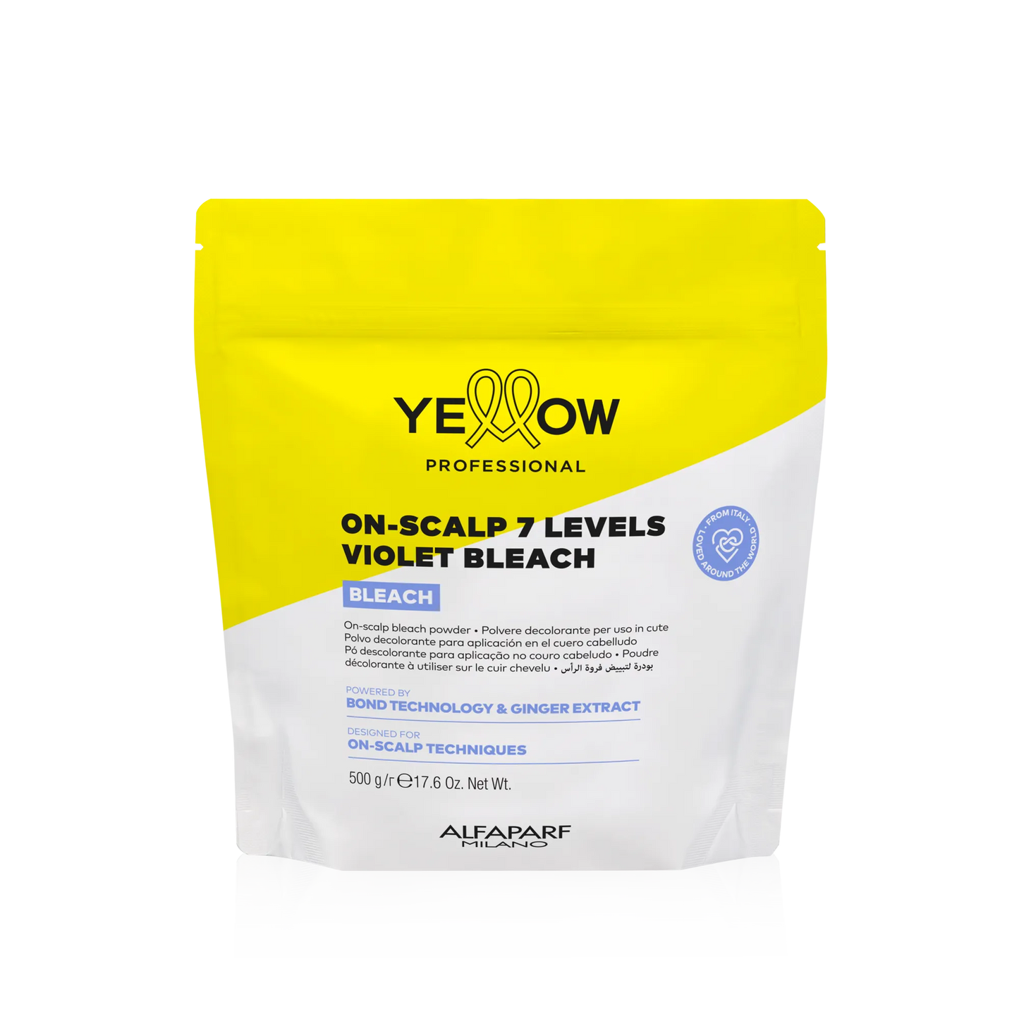 YELLOW ON-SCALP 7 LEVELS VIOLET BLEACH 500g