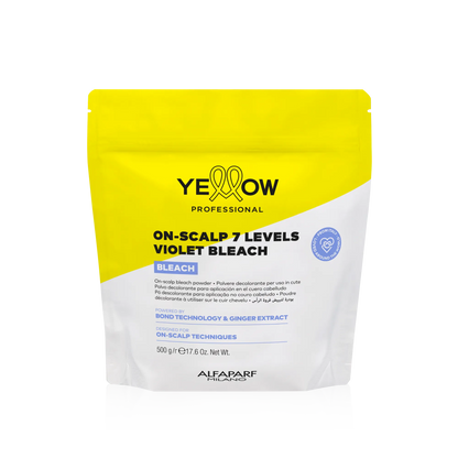 YELLOW ON-SCALP 7 LEVELS VIOLET BLEACH 500g
