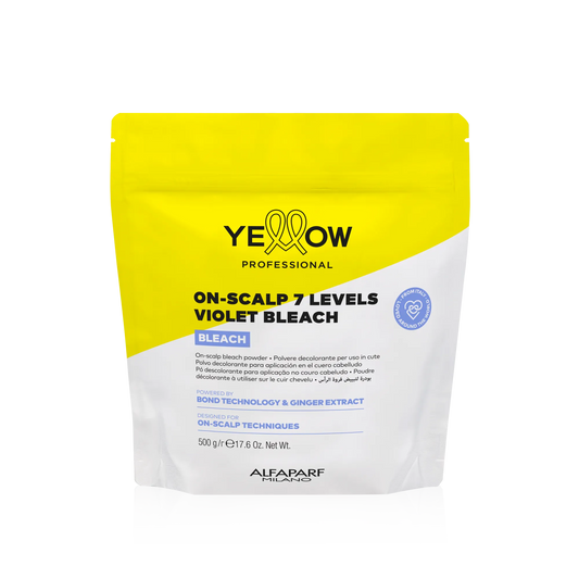 YELLOW ON-SCALP 7 LEVELS VIOLET BLEACH 500g