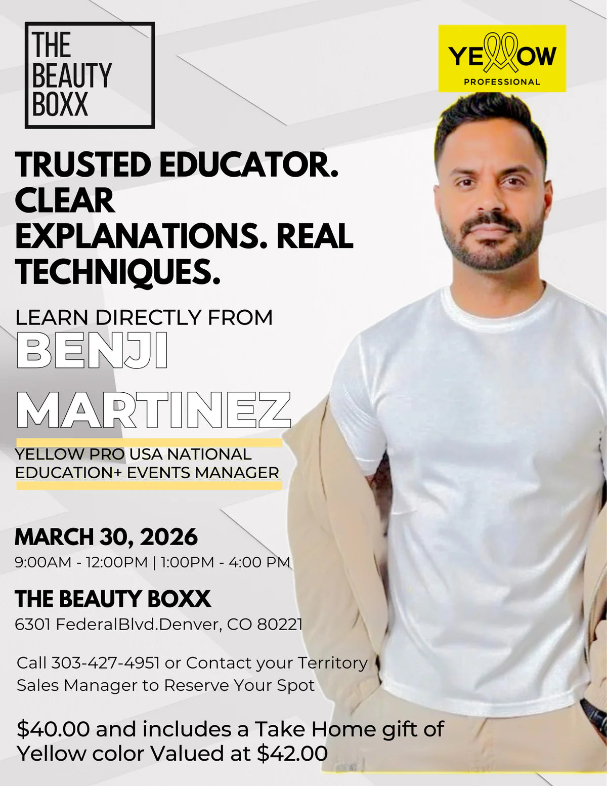 Yellow Professional: Product Knowledge With Benji Martinez