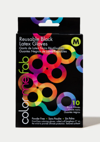 FRAMAR- Reusable Black Latex Gloves image 0