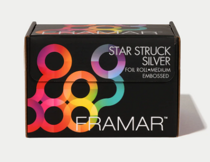 FRAMAR- Embossed Roll Medium Struck Silver (320ft) image 0