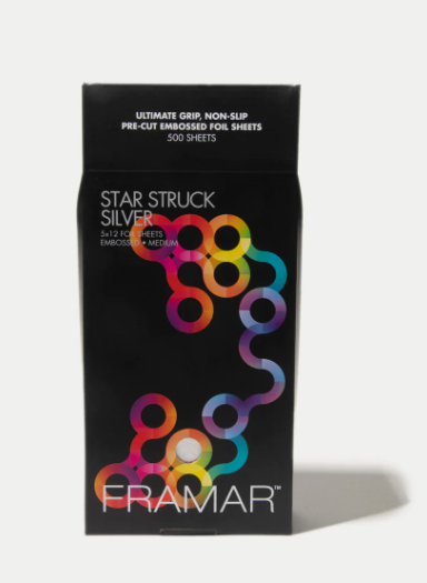 FRAMAR 5x12 Pre-Cut Star Struck Silver 500 Sheets image 0
